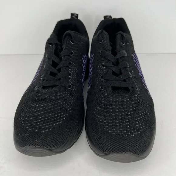 DYKHMiLY Composite Toe Black/Purple Womens Size 8.5 Safety Shoes  Mesh Sneakers - Picture 3 of 9